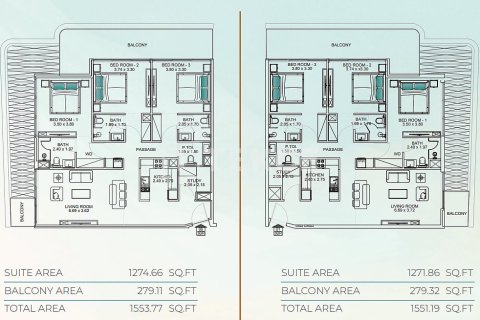 Appartement à Dubai, 2 chambres, 123 m², № 94486 - photo 25