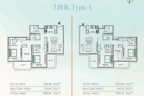 Appartement à Dubai, 2 chambres, 123 m², № 94486 - photo 22