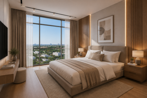 Apartment in Downtown Jebel Ali, Dubai 3 bedrooms, 141 sq.m. № 133926 - photo 5