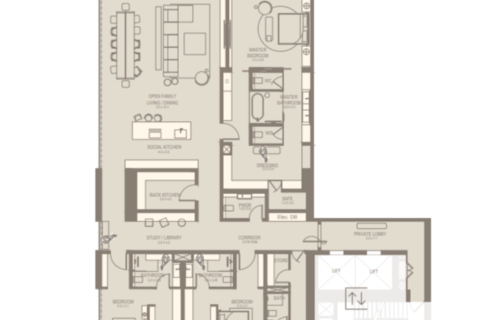 Apartment in Dubai 3 bedrooms, 528 sq.m. № 17335 - photo 8