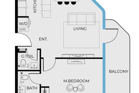 Apartment in Dubai 1 bedroom, 75 sq.m. № 17339 - photo 18