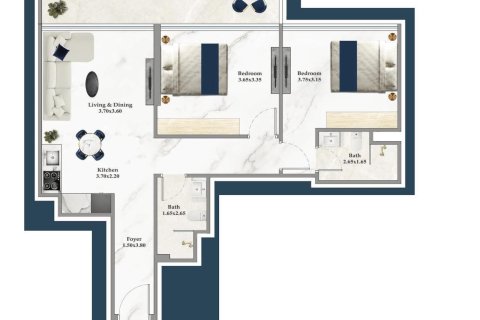 شقة في Dubai Silicon Oasis, دبي 2 غرف نوم, 76 م² رقم 17343 - صورة 14