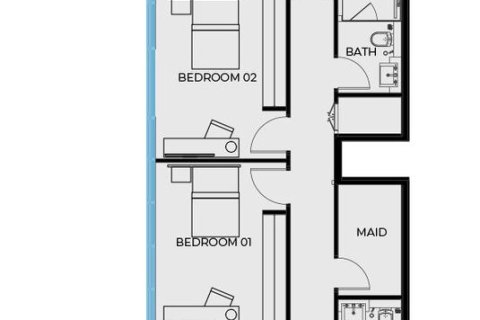 Apartment in Dubai 3 bedrooms, 154.74 sq.m. № 17337 - photo 18