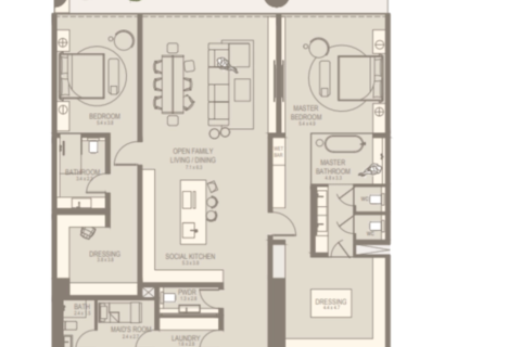 Apartment in Dubai 2 bedrooms, 325 sq.m. № 17336 - photo 8