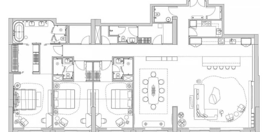 شقة في Sofitel Residences في وسط مدينة دبي, دبي 3 غرف نوم, 331.63 م² رقم 31302