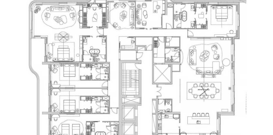 شقة في Sofitel Residences في وسط مدينة دبي, دبي 5 غرف نوم , 657.92 م² رقم 31304