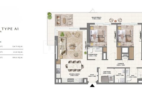 Apartamento en Dubai Hills Estate, Dubai, 1 dormitorio, 77 m², № 123692 - foto 12