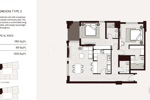 Купить квартиру в Джумейра Вилладж Серкл, Дубай: 2 спальни, 108м², № 92218 - фото 24