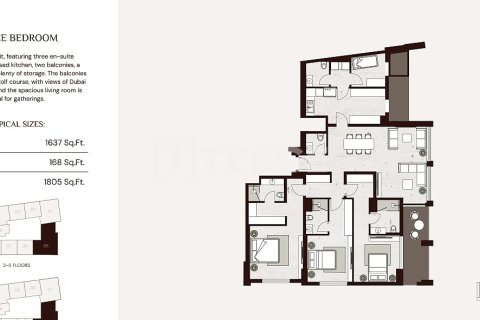 Appartement à Jumeirah Village Circle, Dubai, 3 chambres, 168 m², № 92219 - photo 26