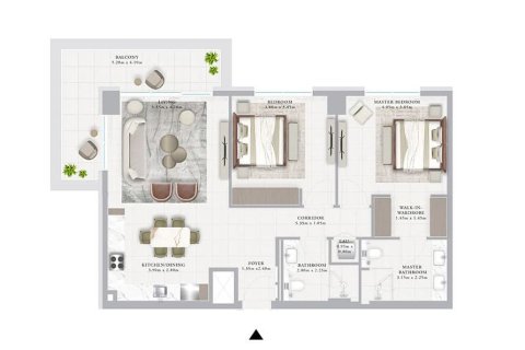 Apartamento en Mina Rashid, Dubai, 2 dormitorios, 117 m², № 75077 - foto 11
