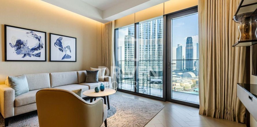 Квартира в The Address Residences Dubai Opera, Даунтаун Дубай (Даунтаун Бурдж Дубай), Дубай, 3 спальни, 146.32м², № 128936