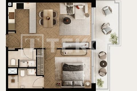 Купить квартиру в Дубай Студио-Сити, Дубай: 2 спальни, 99м², № 9710 - фото 3
