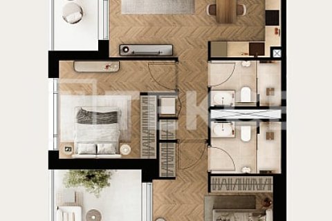 Купить квартиру в Дубай Студио-Сити, Дубай: 2 спальни, 99м², № 9710 - фото 2