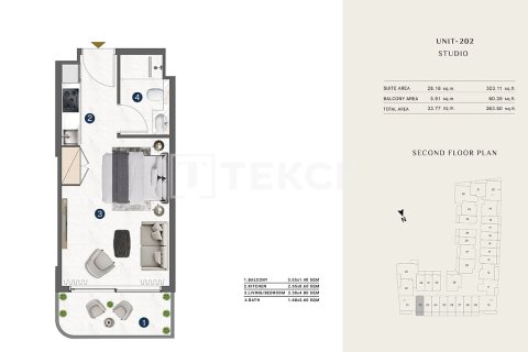 Apartamento en Al Wasl, Dubai, 2 dormitorios, 77 m², № 103190 - foto 9