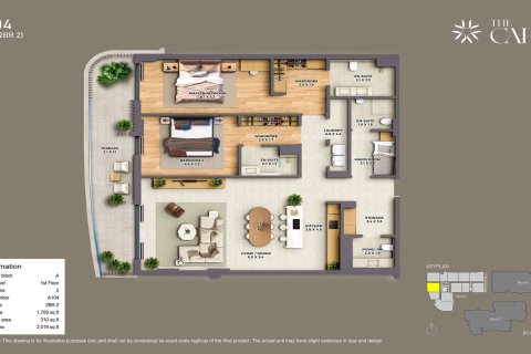 Apartamento en Al Barari, Dubai, 1 dormitorio, 109 m², № 103450 - foto 5