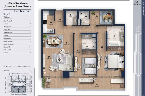 Купить квартиру в Дубае: студию, 31м², № 103447 - фото 4
