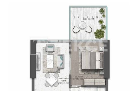 شقة في داماك هيلز (أكويا باي داماك), دبي 1غرف نوم, 94 م² رقم 83851 - صورة 13