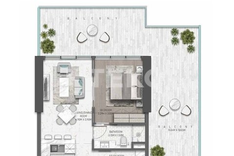 شقة في داماك هيلز (أكويا باي داماك), دبي 1غرف نوم, 94 م² رقم 83851 - صورة 12