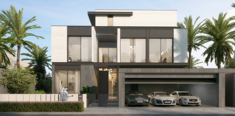 Villa in Meydan, Dubai 4 bedrooms, 654.41 sq.m. № 3822