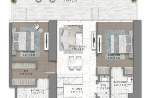Apartamento en Al Safa, Dubai, 2 dormitorios, 99 m², № 18134 - foto 17