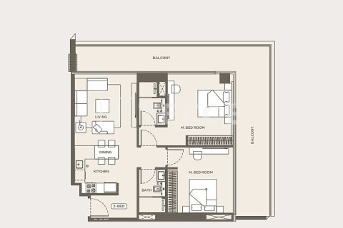 Apartamento en Dubai, 1 dormitorio, 75 m², № 8279 - foto 17