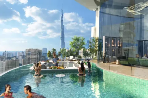 Appartement à Business Bay, Dubai, 1 chambre, 89.61 m², № 133425
