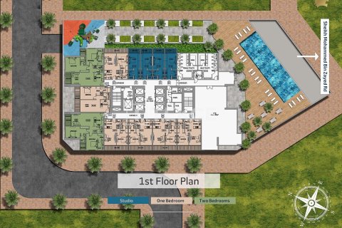 Apartment in Majan, Dubai 2 bedrooms, 110 sq.m. № 6138 - photo 4