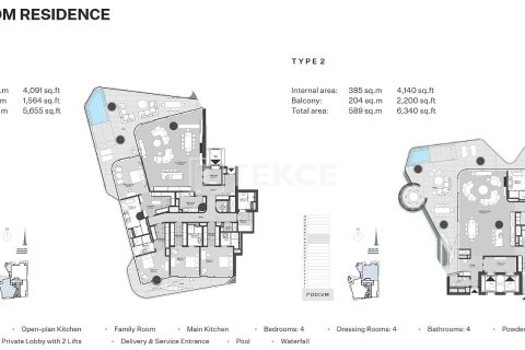 Apartamento en Business Bay, Dubai, 2 dormitorios, 204 m², № 84536 - foto 29