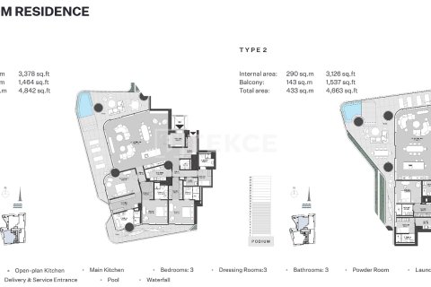 Apartamento en Business Bay, Dubai, 4 dormitorios, 525 m², № 84538 - foto 30