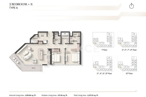 Купить квартиру в Meydan, Дубай: 2 спальни, 110м², № 124828 - фото 20