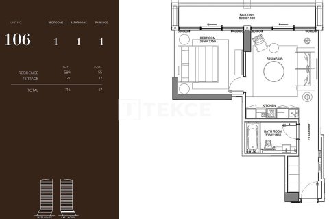 Apartment in Business Bay, Dubai 2 bedrooms, 153 sq.m. № 16243 - photo 14