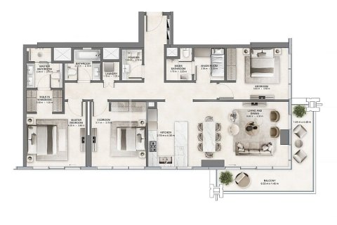 Apartamento en Dubai, 2 dormitorios, 127 m², № 141671 - foto 27