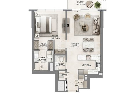 Apartamento en Dubai, 2 dormitorios, 127 m², № 141671 - foto 23