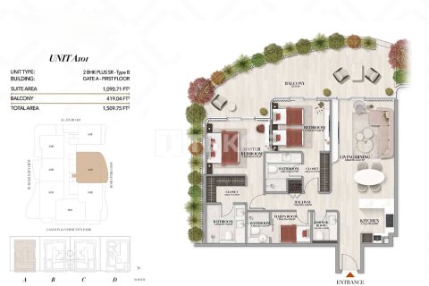 Apartment in Mohammed Bin Rashid City, Dubai 1 bedroom, 73 sq.m. № 139436 - photo 28