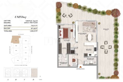 Apartment in Mohammed Bin Rashid City, Dubai 1 bedroom, 73 sq.m. № 139436 - photo 29
