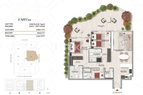 Apartment in Mohammed Bin Rashid City, Dubai 1 bedroom, 73 sq.m. № 139436 - photo 27