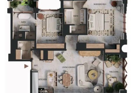 شقة في الخليج التجاري, دبي 1غرف نوم, 82 م² رقم 103456 - صورة 4