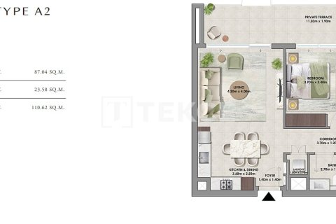 Apartamento en Dubai Hills Estate, Dubai, 2 dormitorios, 99 m², № 123695 - foto 15