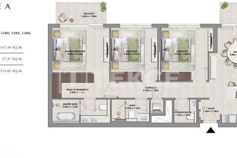 Apartamento en Dubai Hills Estate, Dubai, 2 dormitorios, 99 m², № 123695 - foto 16