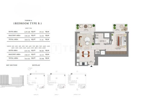 Apartamento en Dubai Hills Estate, Dubai, 2 dormitorios, 122 m², № 123697 - foto 12