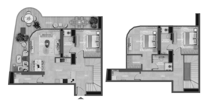 Apartment in SkyHills Astra in Al Barsha South, Al Barsha, Dubai 3 bedrooms, 135.5 sq.m. № 31420