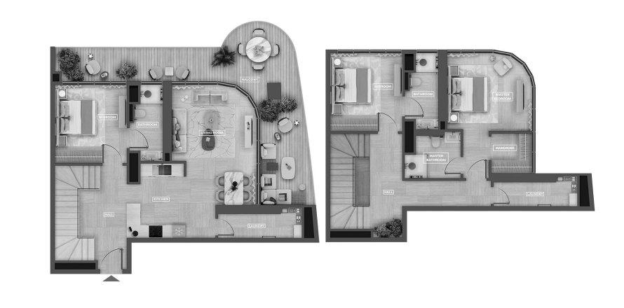 Apartment in SkyHills Astra in Al Barsha South, Al Barsha, Dubai 3 bedrooms, 134.2 sq.m. № 31419