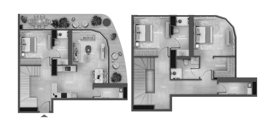 Apartamento en SkyHills Astra en Al Barsha South, Al Barsha, Dubai, 3 dormitorios, 145.5 m², № 31421