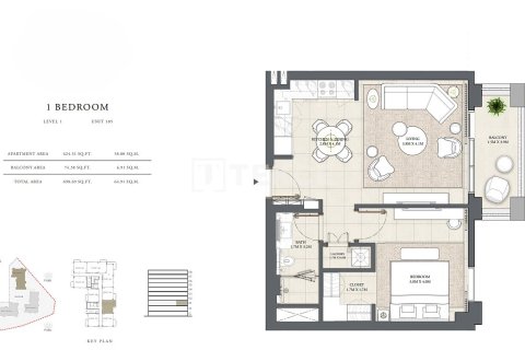Apartamento en Dubai, 3 dormitorios, 157 m², № 84947 - foto 21