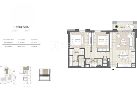 Apartamento en Dubai, 3 dormitorios, 157 m², № 84947 - foto 27