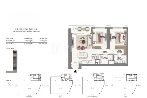 Appartement à Dubai, 2 chambres, 114 m², № 84945 - photo 22