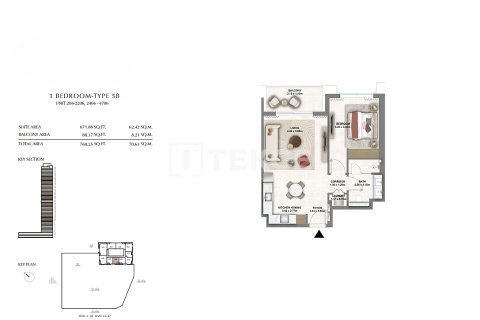Appartement à Dubai, 2 chambres, 114 m², № 84945 - photo 17