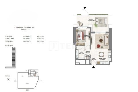 Appartement à Dubai, 2 chambres, 114 m², № 84945 - photo 14