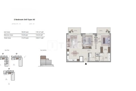 Appartement à Mina Rashid, Dubai, 3 chambres, 225 m², № 85206 - photo 18