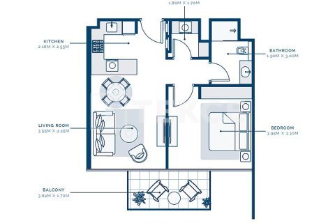 Apartment in Dubai 2 bedrooms, 107 sq.m. № 85207 - photo 21